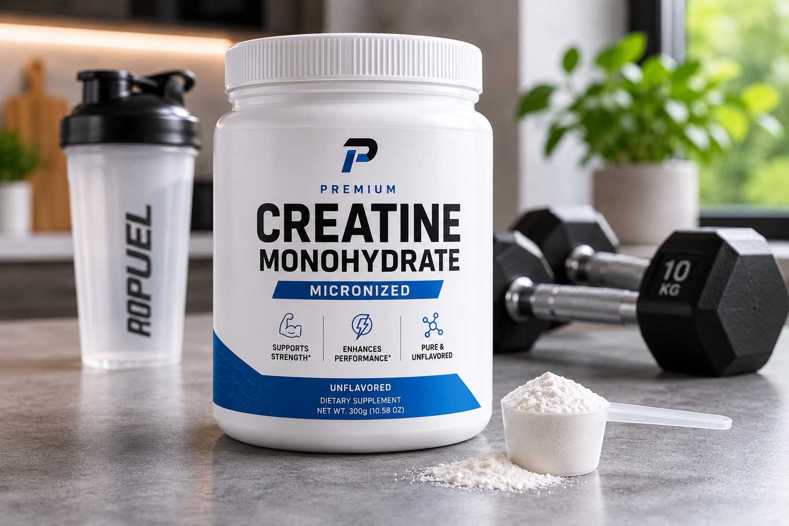 label Creapure créatine monohydrate pureté